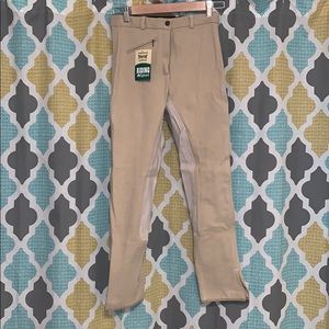 Beige Dover Saddlery Full Seat Riding Breeches